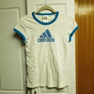 🍭Adidas vintage Y2K graphic logo tee